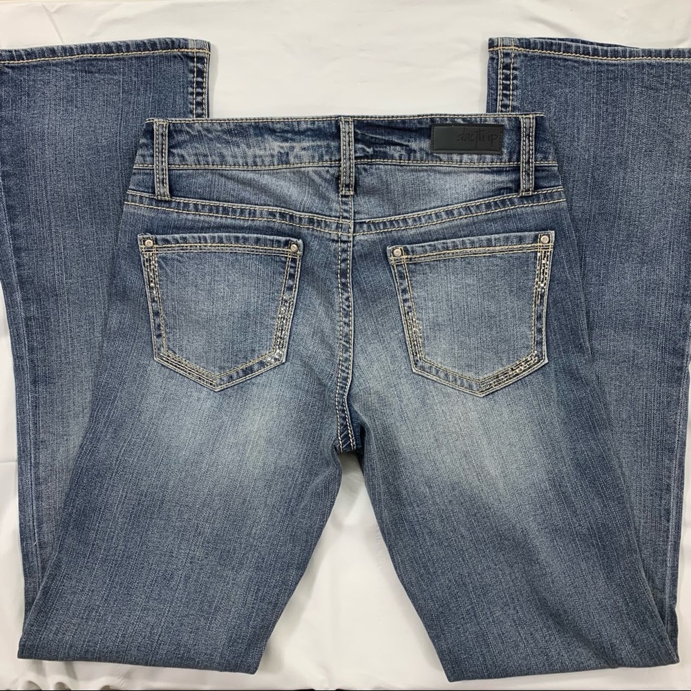 Daytrip Virgo Bootcut demon blue jeans size 26 L Long cute Diamond pocket